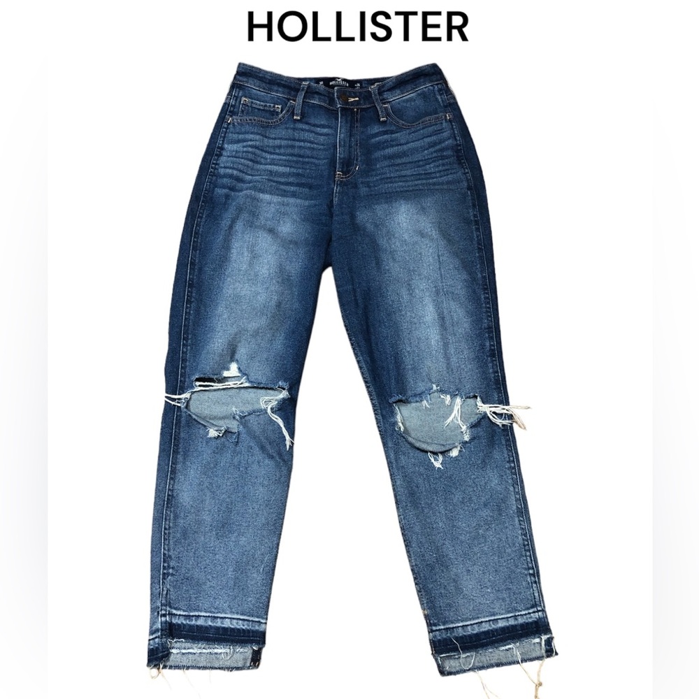 HOLLISTER high rise slim straight jeans